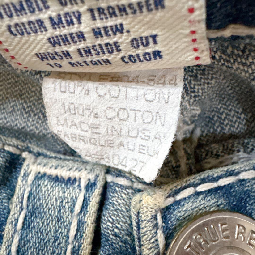 トゥルーレリジョン デニムショートパンツ y2k 平成ギャル USA製 ブランド