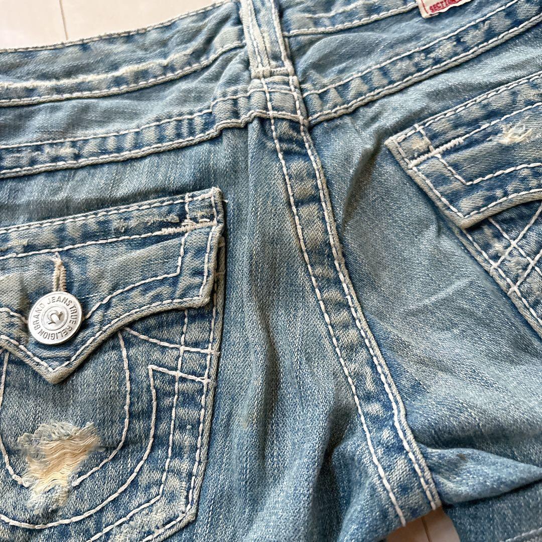 トゥルーレリジョン デニムショートパンツ y2k 平成ギャル USA製 ブランド