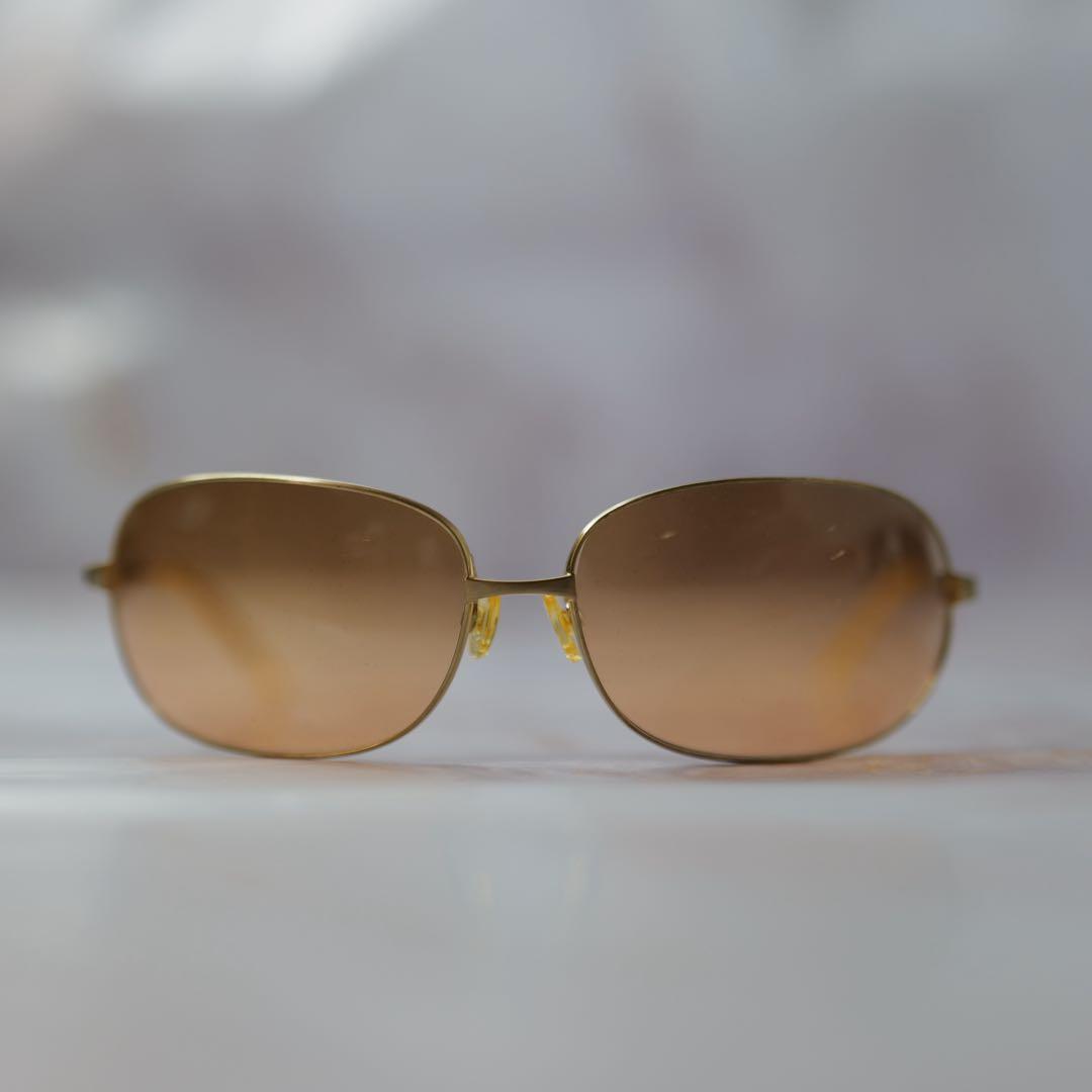 オリバーピープルズ オーバル y2k アンティーク サングラス ケース付き