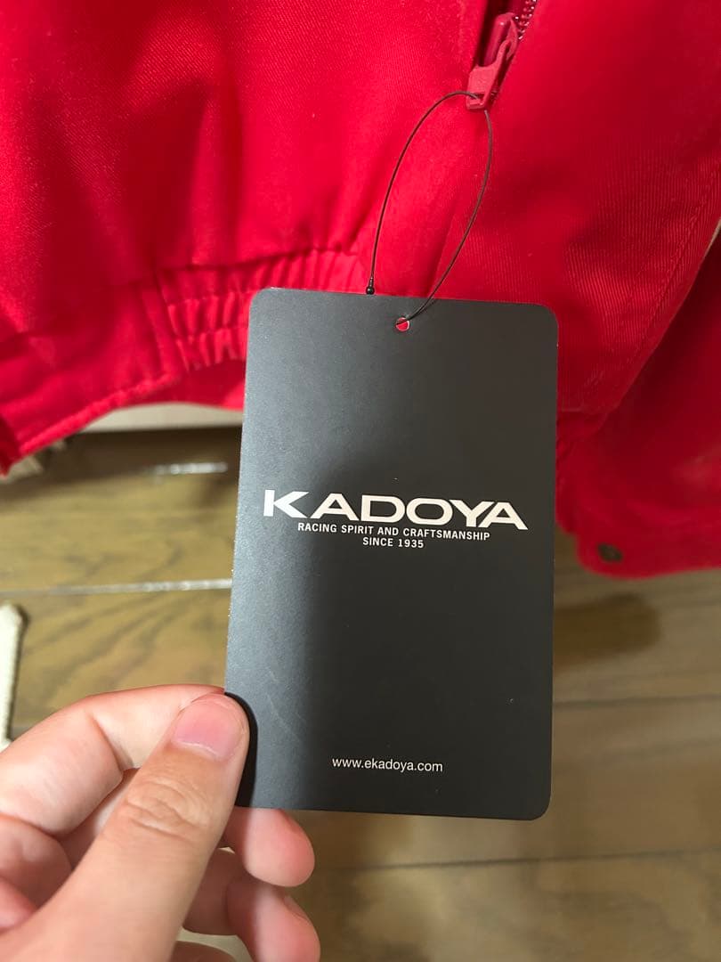 KADOYAジャケット　カドヤスイングトップ　赤　Lサイズ