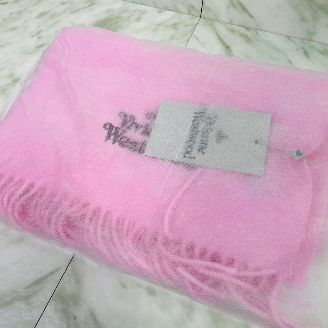 【新品】Vivienne Westwood マフラー　ピンク