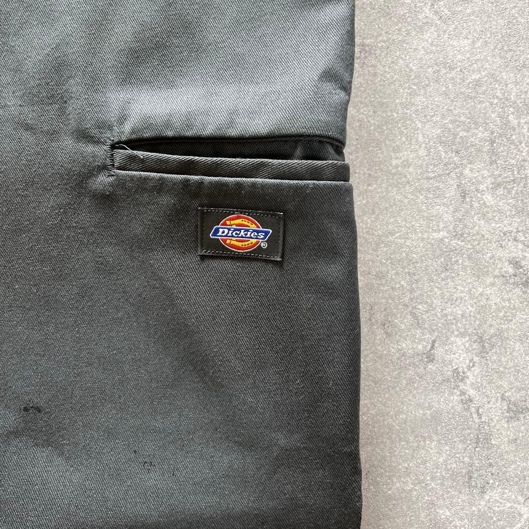 Dickies メキシコ製　ワークパンツ ダブルニー　W36×32 グレー