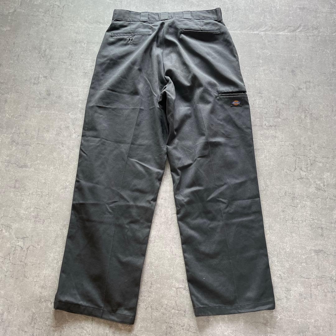 Dickies メキシコ製　ワークパンツ ダブルニー　W36×32 グレー