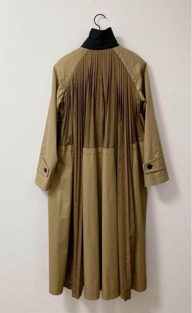 sacai トレンチコート サイズ2 後ろプリーツ　ベルト　サカイ