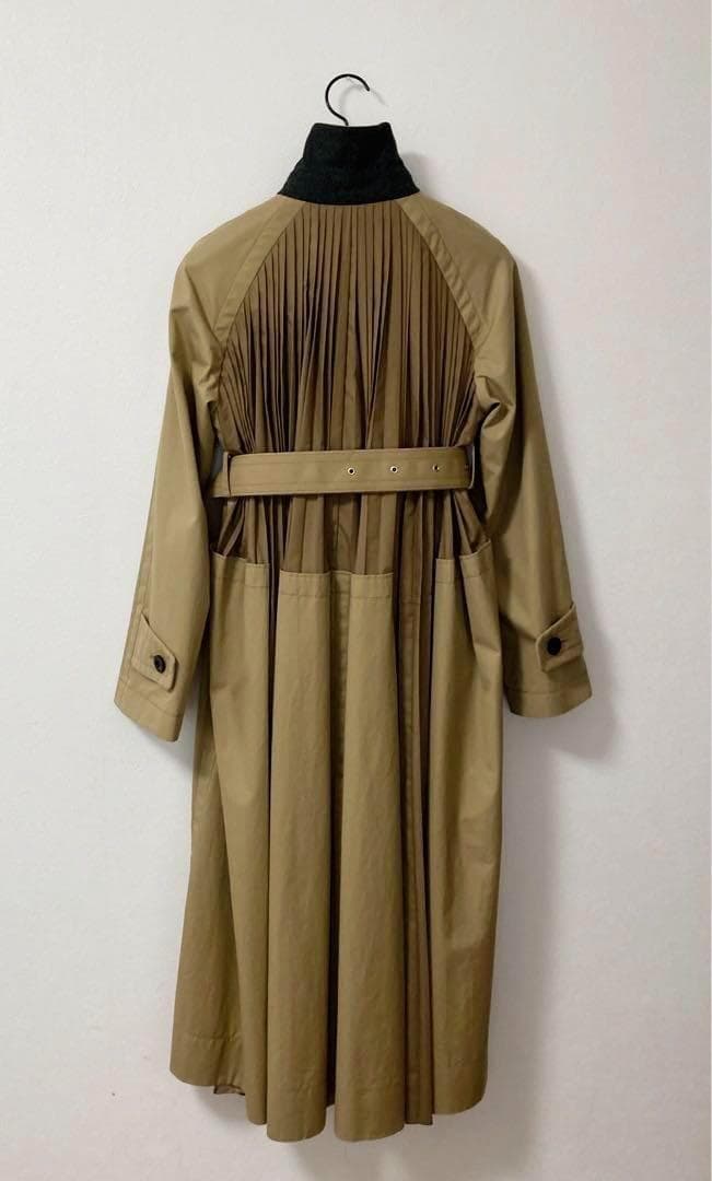 sacai トレンチコート サイズ2 後ろプリーツ　ベルト　サカイ