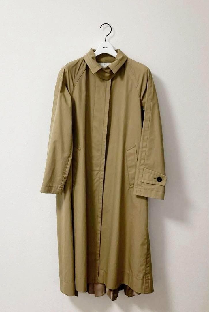 sacai トレンチコート サイズ2 後ろプリーツ　ベルト　サカイ