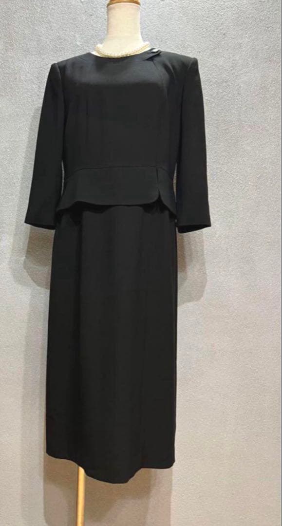 新品SOIR LES MUESブラックフォーマルアンサンブル11号慶弔両用