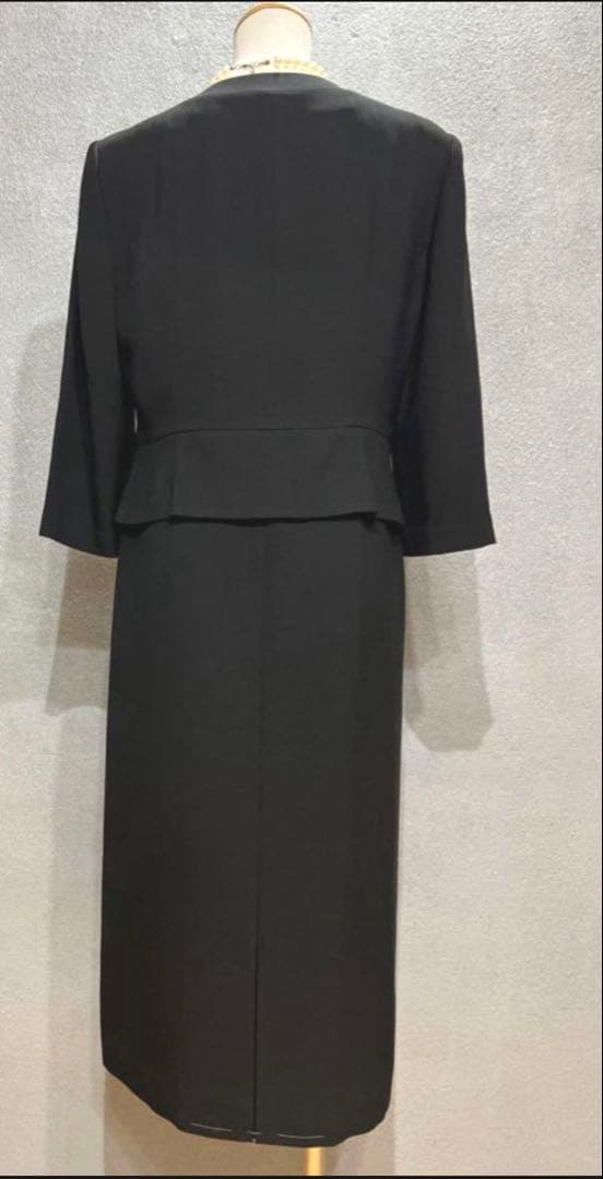 新品SOIR LES MUESブラックフォーマルアンサンブル11号慶弔両用