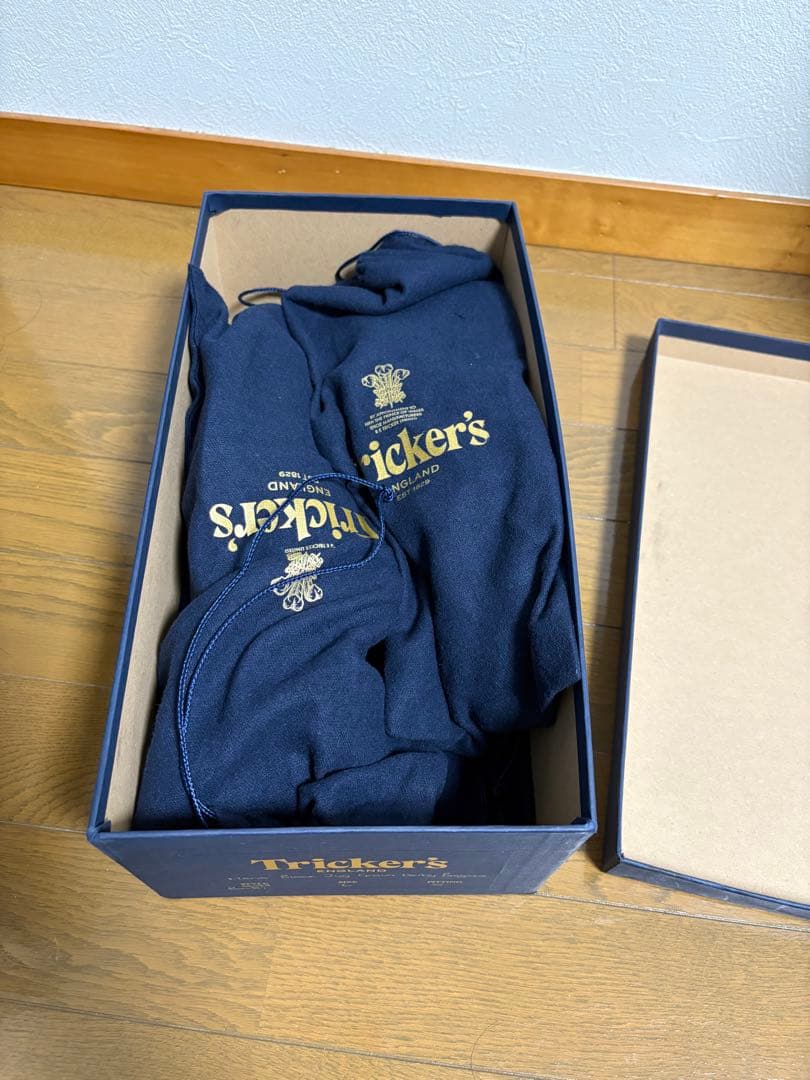 Tricker's ブラック ドレスシューズ　バートン