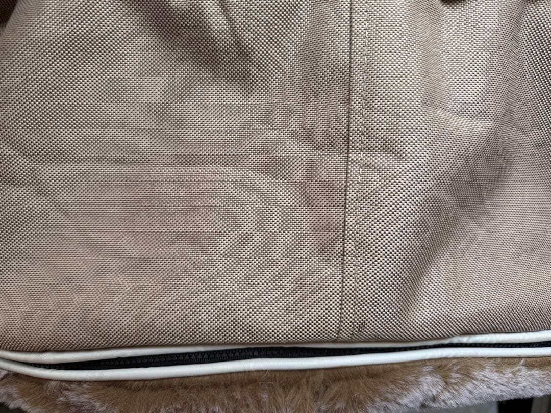 SI ambient lounge グレー ファー 円形クッション