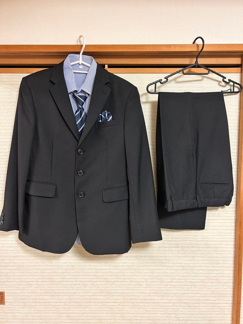170 フォーマルスーツ男の子5点セット卒業式卒服　紺