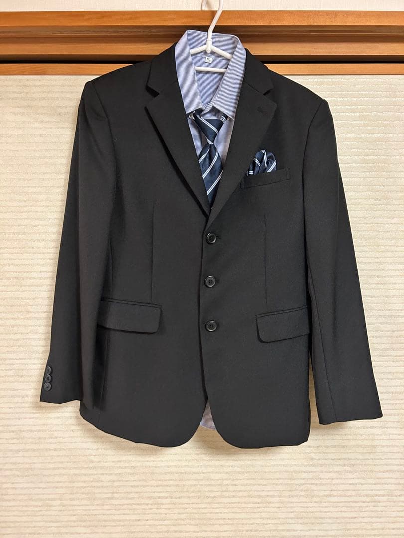 170 フォーマルスーツ男の子5点セット卒業式卒服　紺