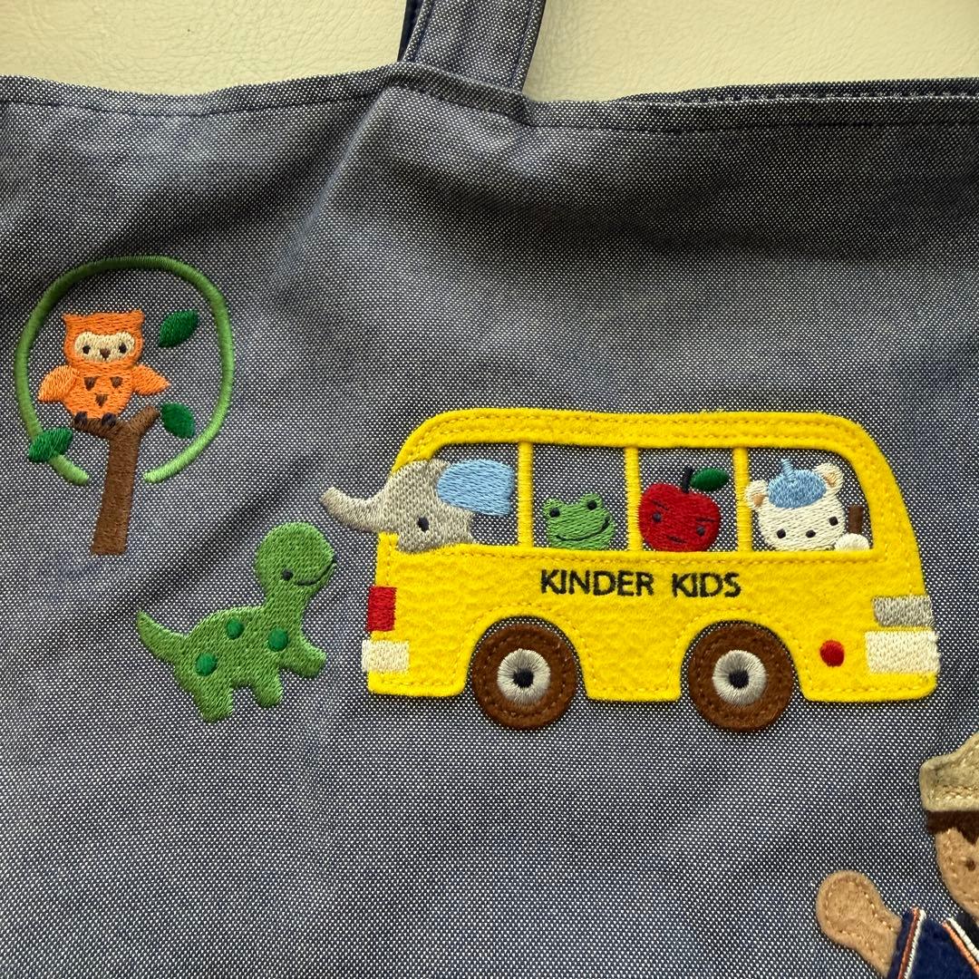 【美品】キンダーキッズ　× familiar ファミリア　お稽古バッグ