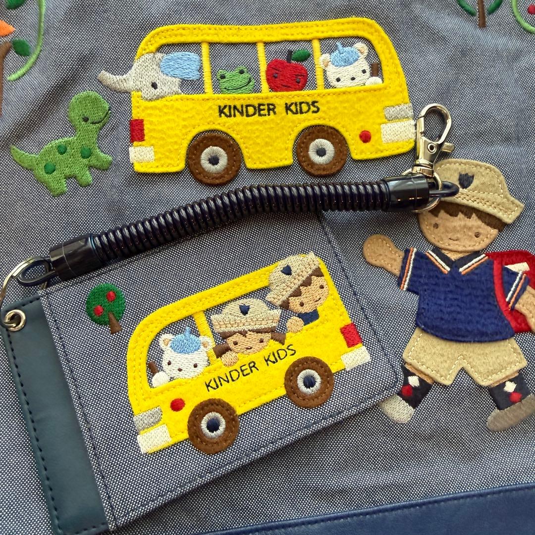 【美品】キンダーキッズ　× familiar ファミリア　お稽古バッグ