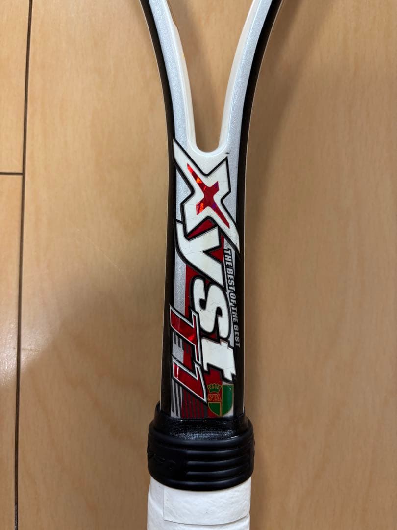 Xyst T1 テニスラケット ホワイト/レッド