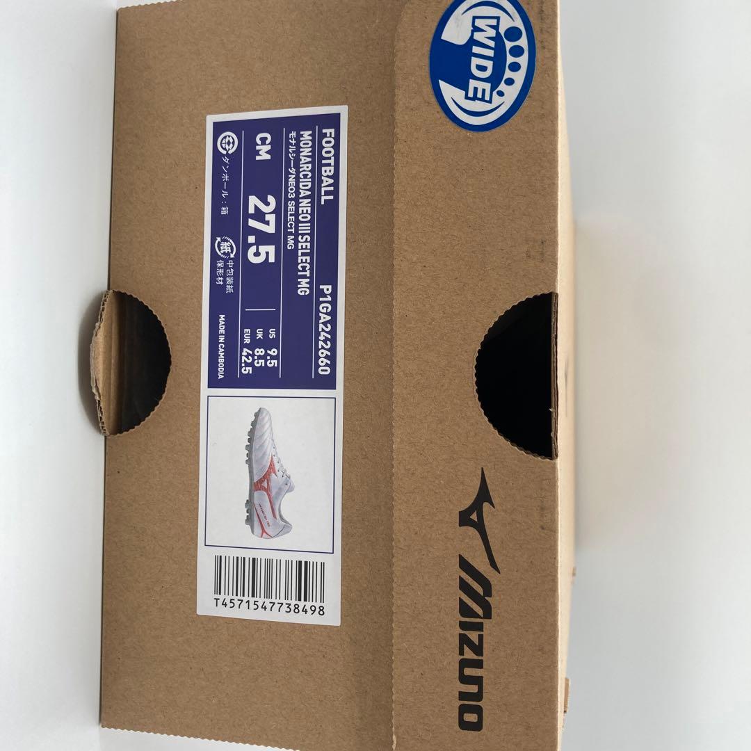 MIZUNO サッカースパイク モナルシーダneo3 セレクトMG 27.5cm
