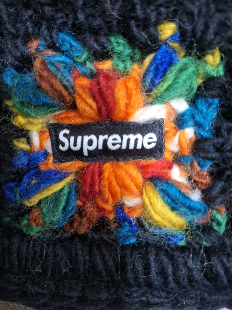 Supreme クロシェビーニー 黒