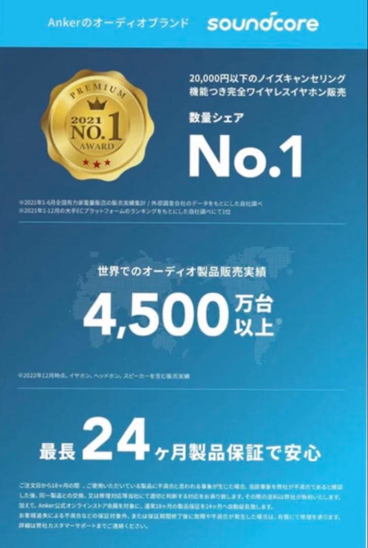 【新品未開封】Anker Soundcore Life P3 ワイヤレスイヤホン