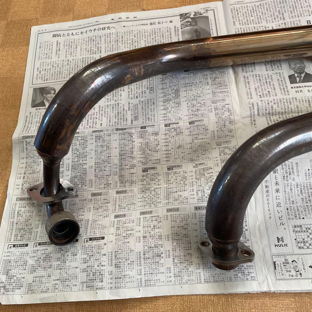 ガレージT&F ドラッグスター400 パイプマフラーインナーサイレンサー付き