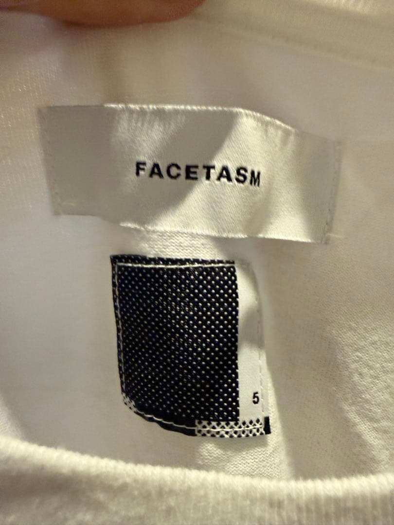 FACETASM RIB LONG SLEEVE TEE サイズ5【L】