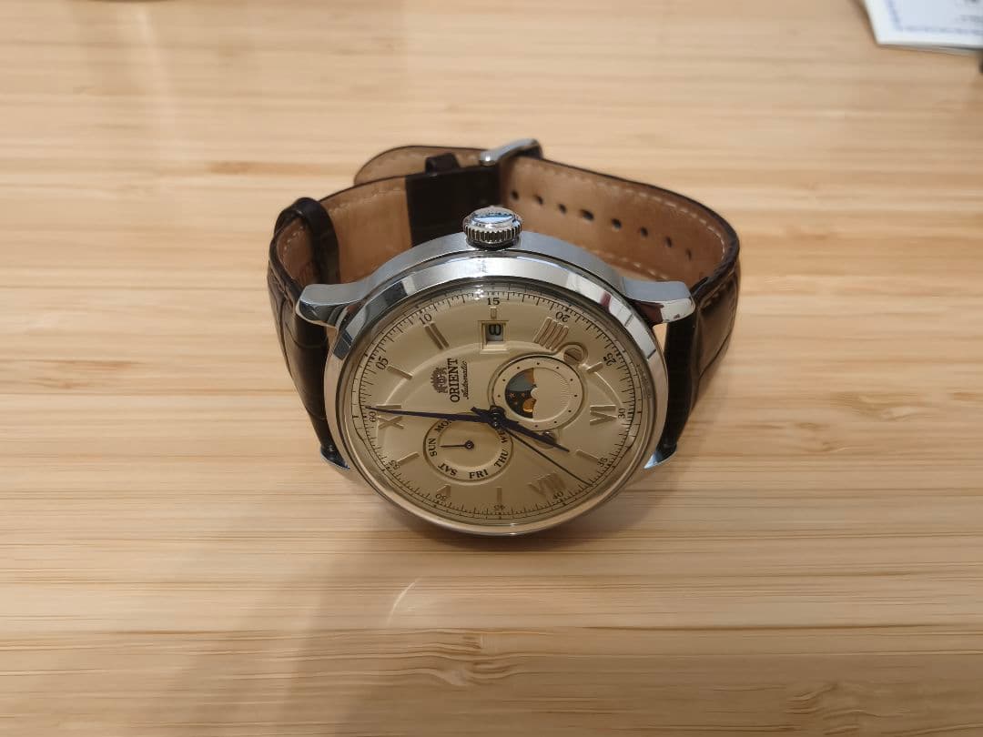 ORIENT RN-AK0803Y バンビーノ サン&ムーン