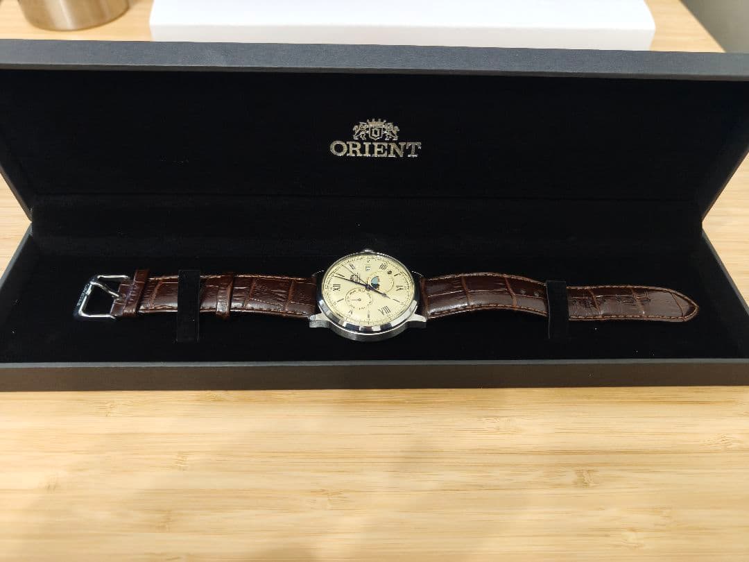 ORIENT RN-AK0803Y バンビーノ サン&ムーン