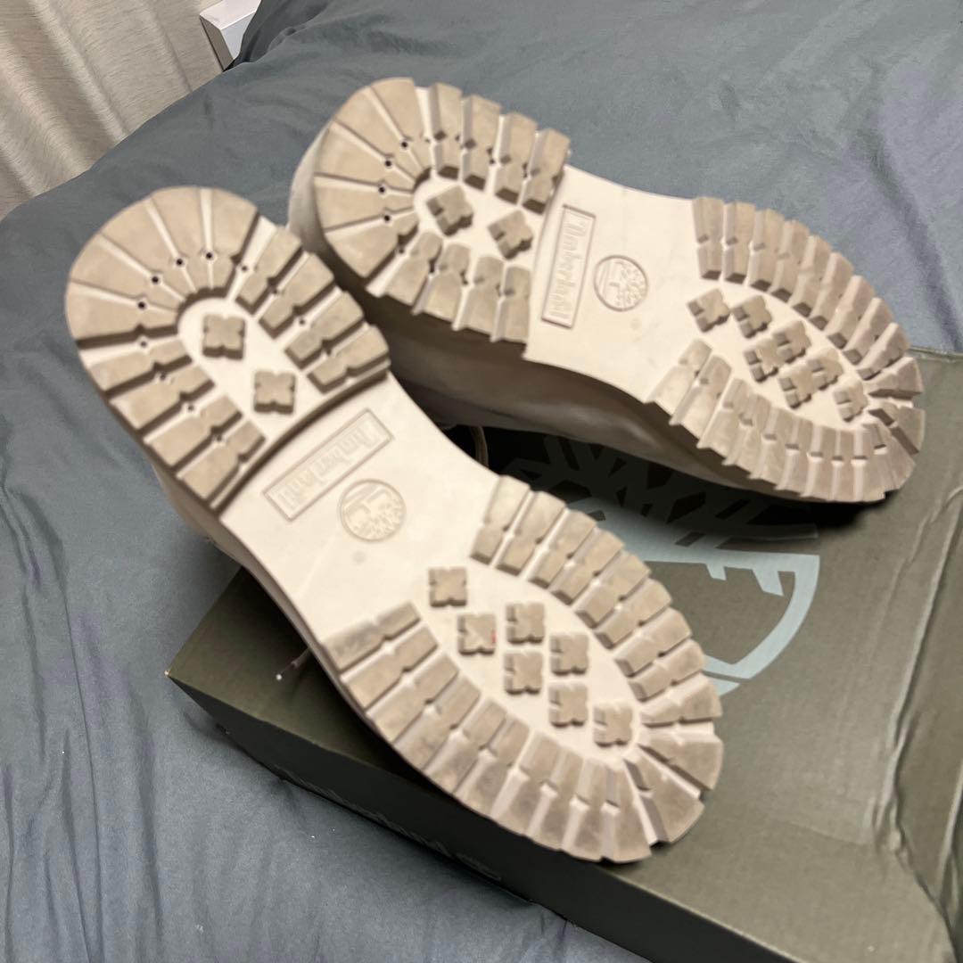 ティンバーランド ライトグレー ハイカットブーツ