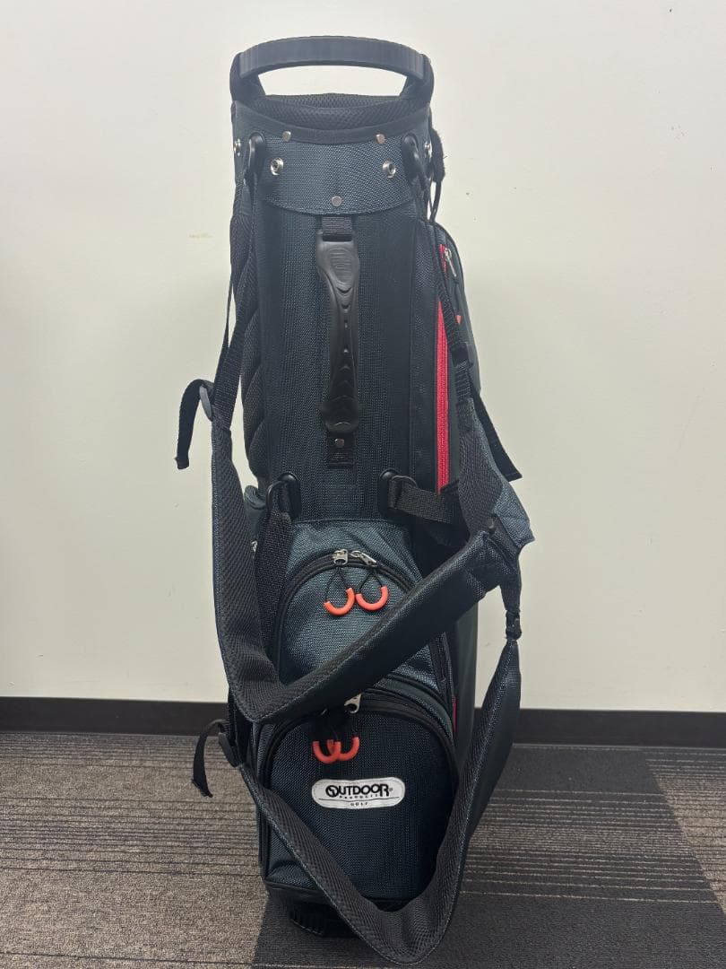 OUTDOOR PRODUCTS スタンド式キャディバッグ モスグリーン