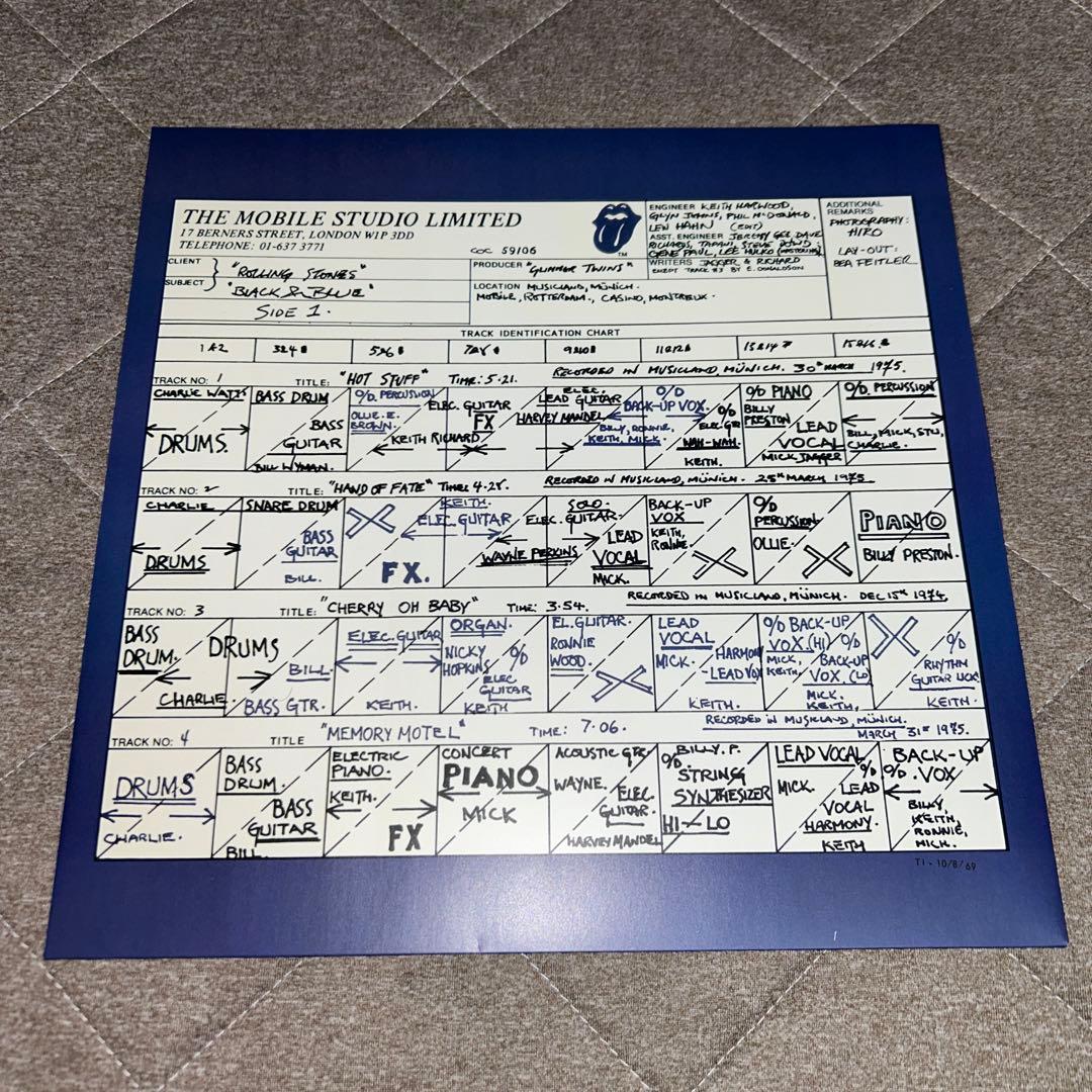 The Rolling Stones 限定LP Black and Blue