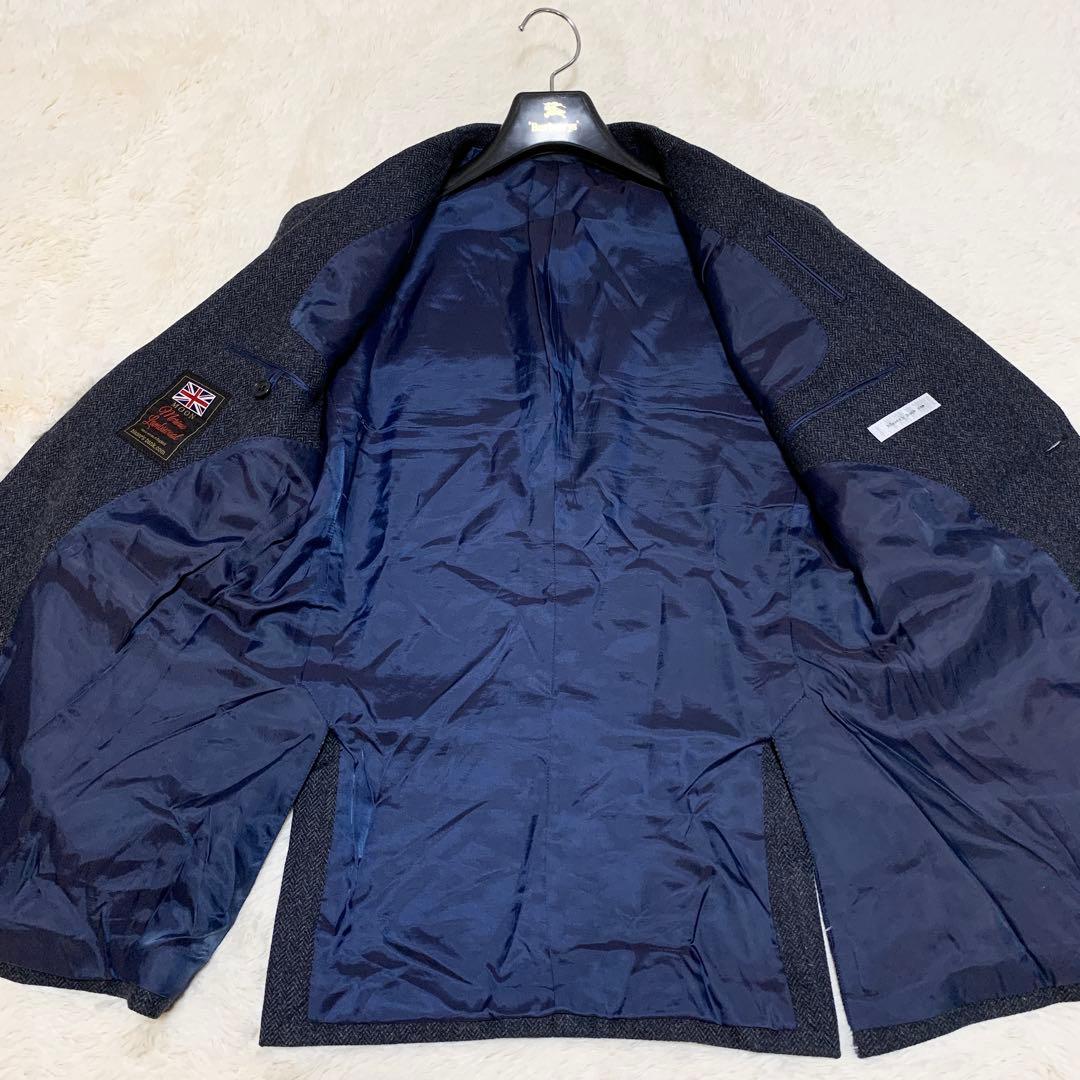 ブレイザーズバンク　３ピース　セットアップ　ムーン生地へリンボンツイード