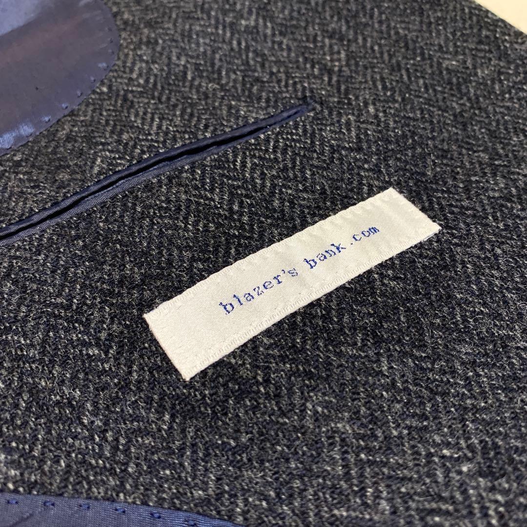 ブレイザーズバンク　３ピース　セットアップ　ムーン生地へリンボンツイード