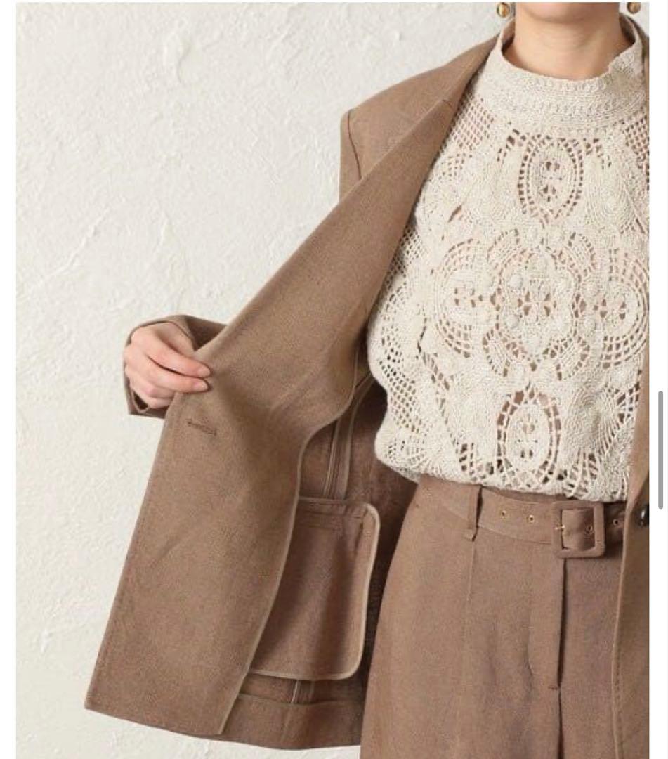 エポカ　ギマコットンテーラードジャケット　40