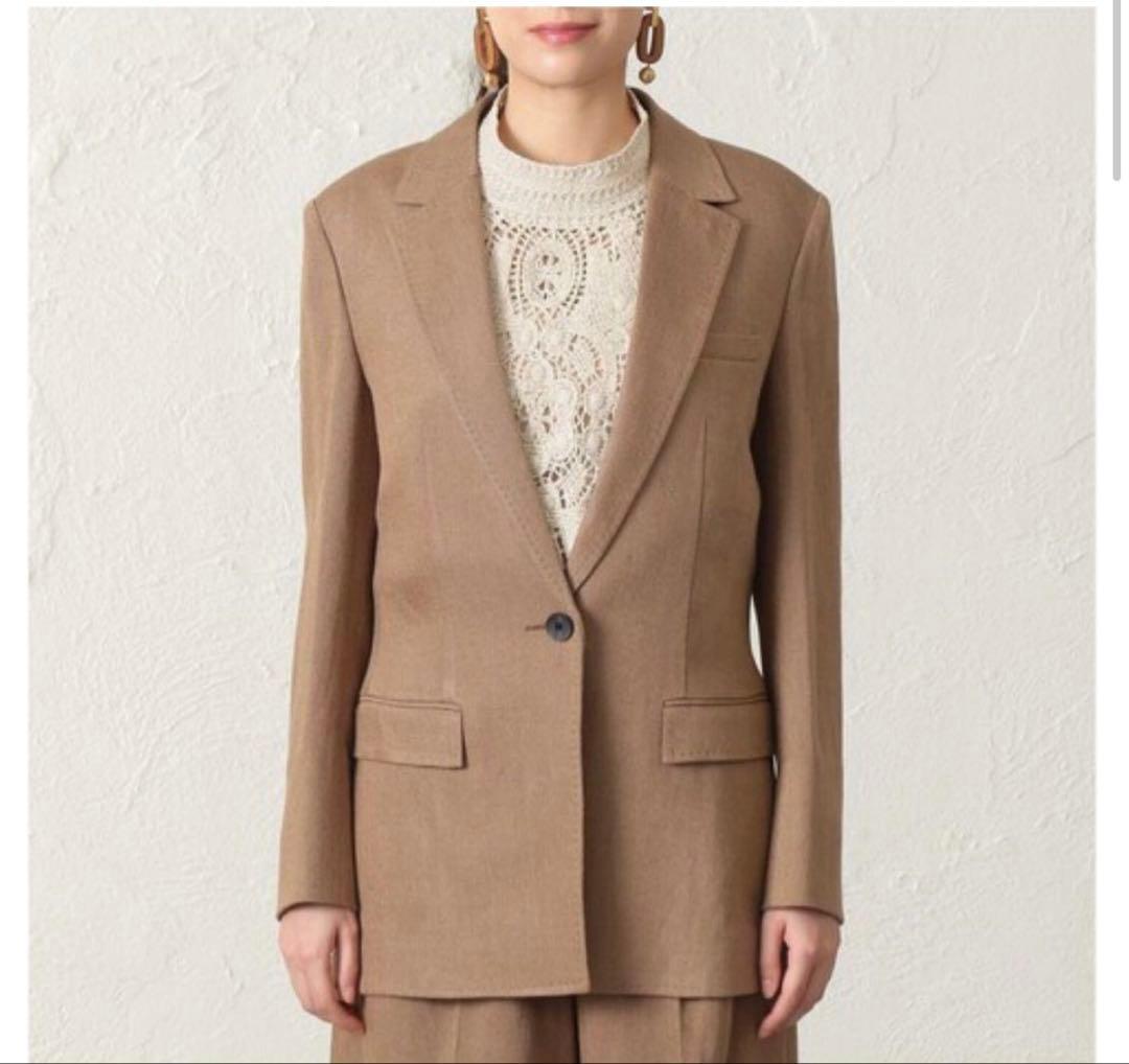 エポカ　ギマコットンテーラードジャケット　40