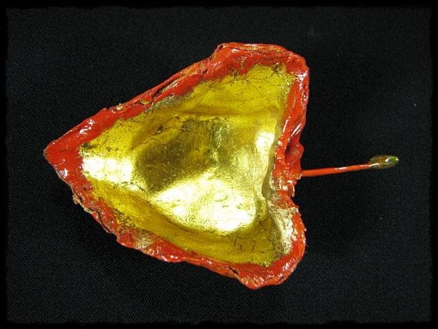 名工 田中 篁秋 鬼灯 ほうづき 宝月 香合 茶道具 e140