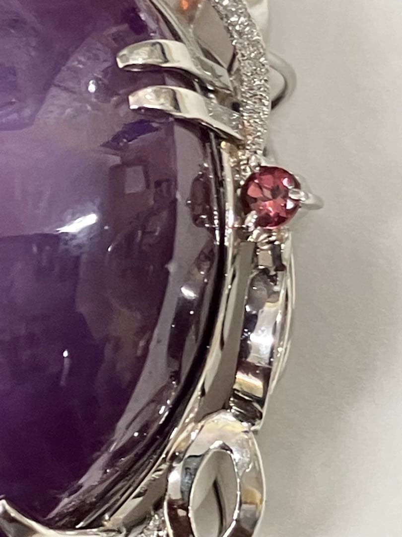 スターサファイア　プラチナ　ペンダント