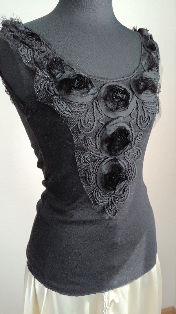 エイココンドウ綿麻夏コート　LA-BREA メルローズ　シルクスーツ　綿キャミ