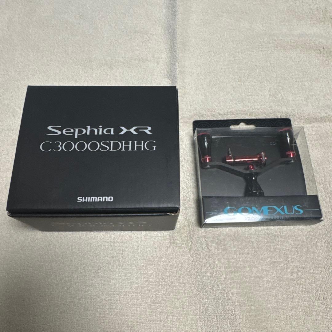 21セフィアXR C3000S スピニングリールとゴメクサスパーツ