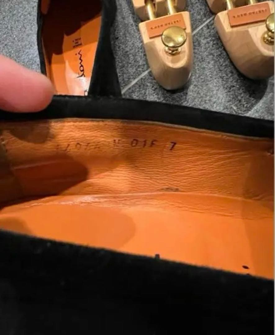 サントーニ　スエード モカシン シューズ　　26センチ　美品