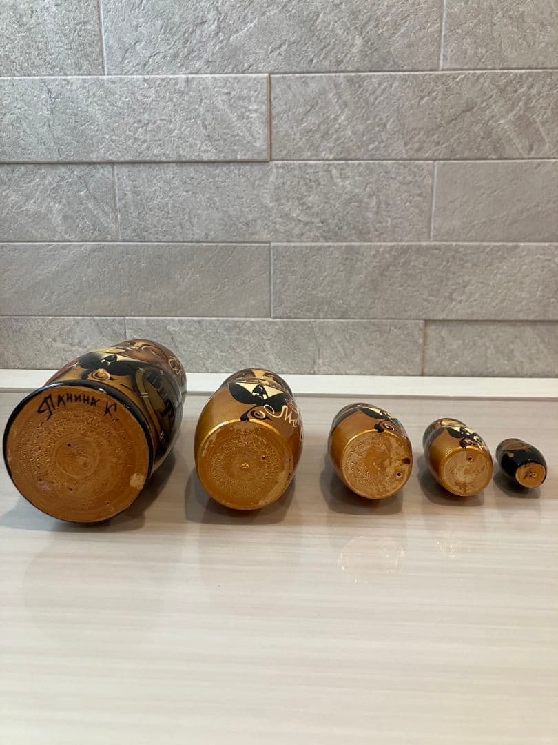 ビートルズマトリョーシカとマトリョーシカ2体セット