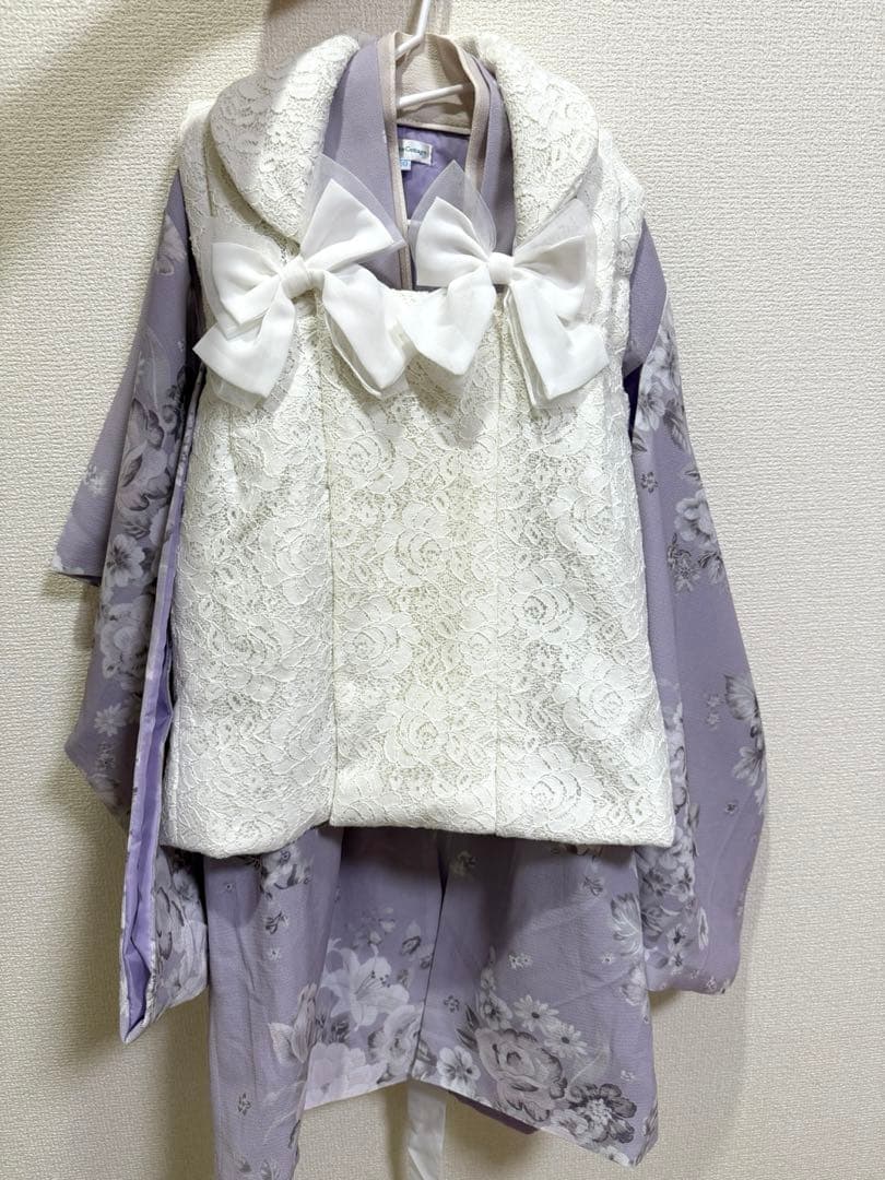 【極美品】キャサリンコテージ　七五三　3歳　被布　ラベンダー