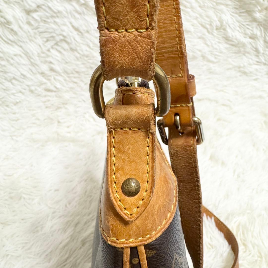 美品✨ルイヴィトン オデオン PM モノグラム ショルダーバッグ サコッシュ 茶