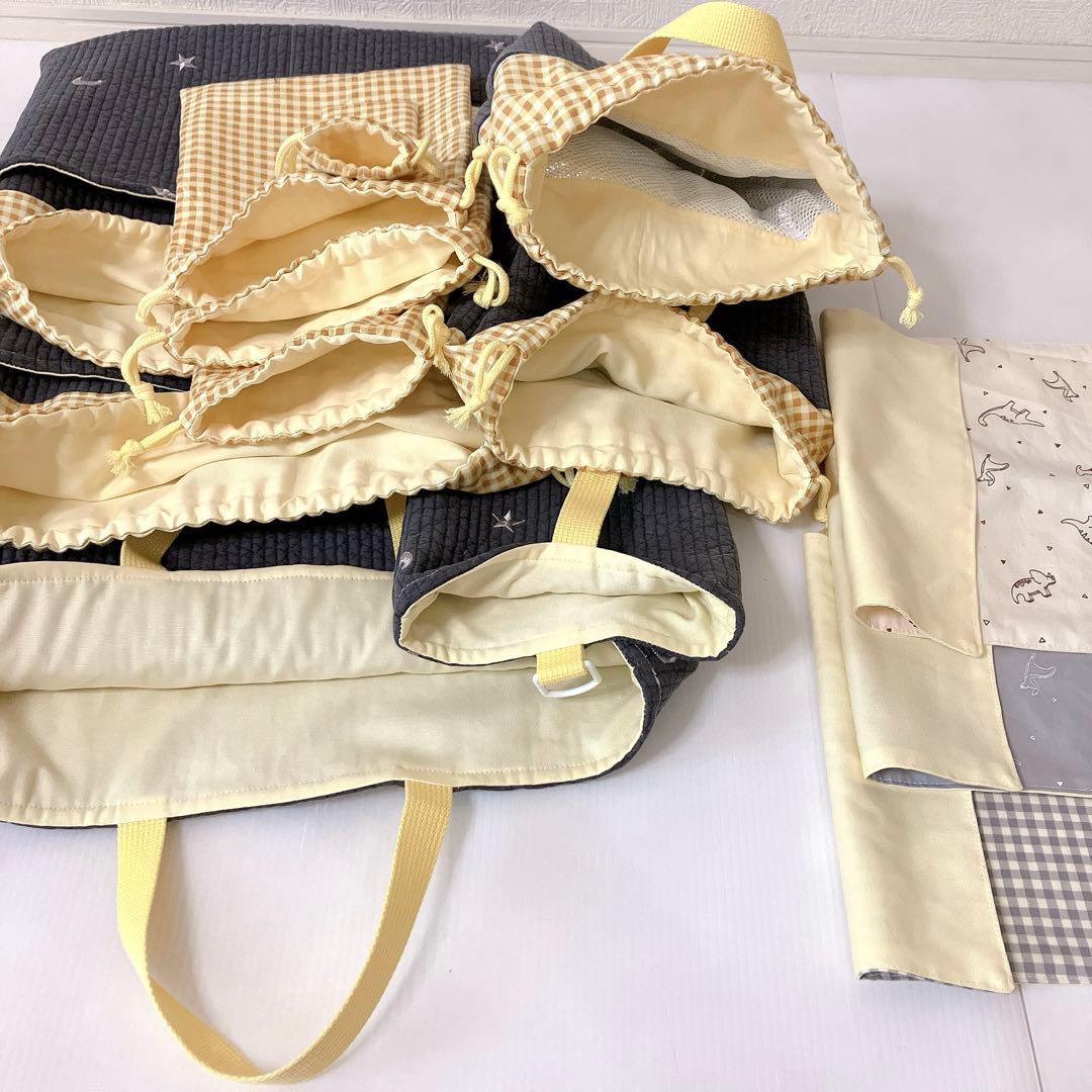 レッスンバッグ お弁当袋　ランチョンマット　お着替え袋　上履き入れ　巾着袋