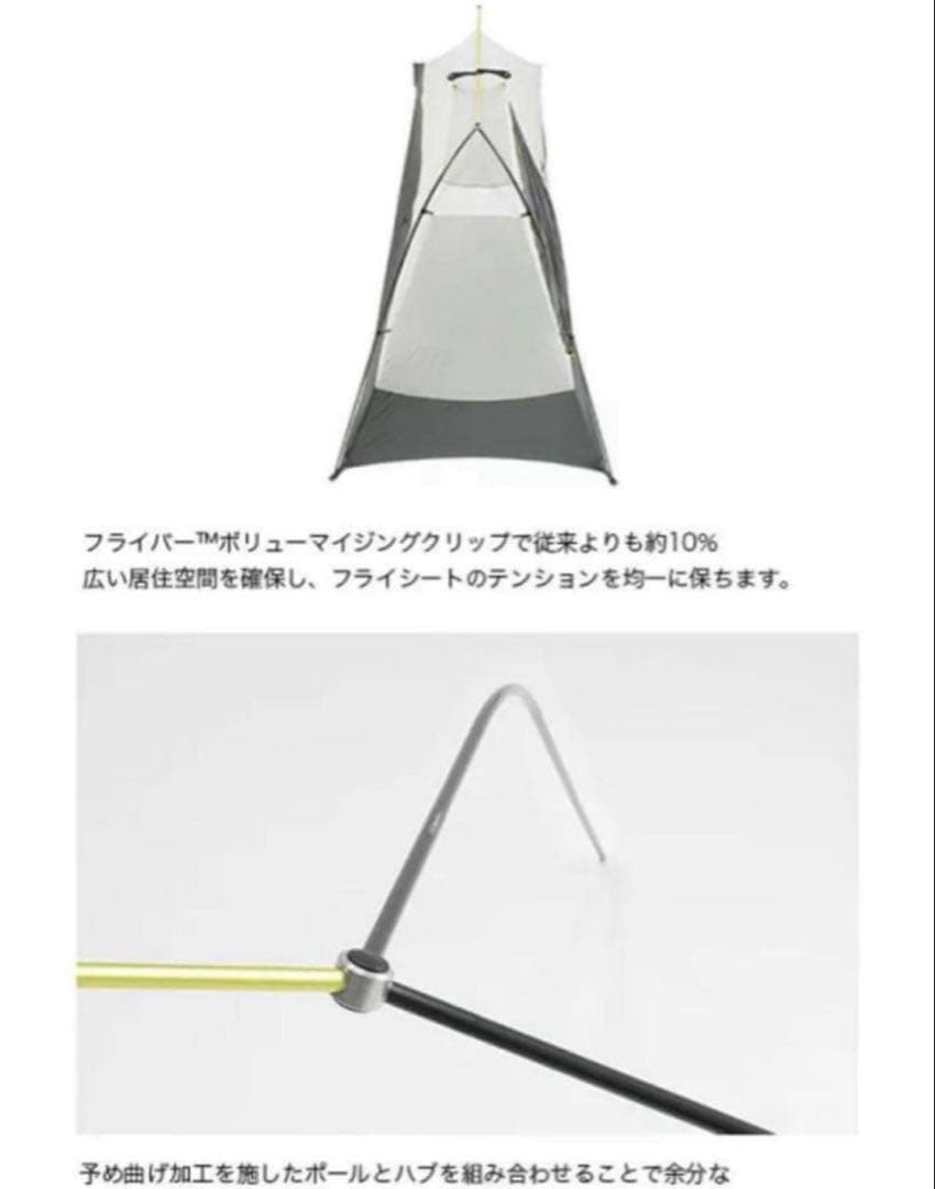 NEMO HORNETSTORM1P ニーモホーネットストーム フットプリント付