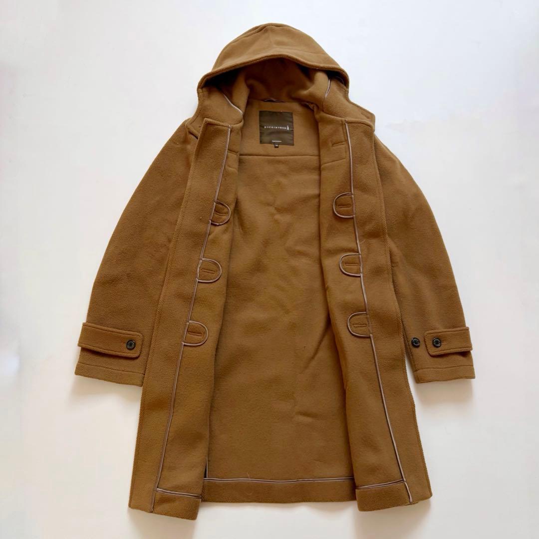 美品✨マッキントッシュ　ロングダッフルコート　ヘリンボーン　キャメルブラウン
