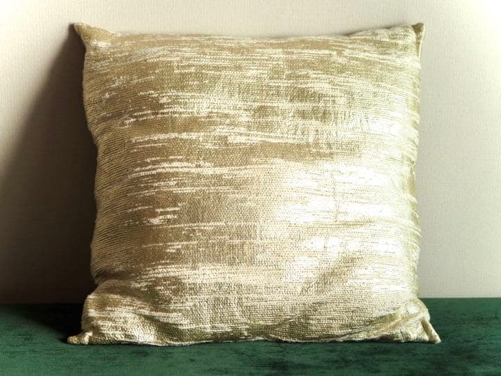 値下げ✩Anthropologie アンソロポロジー 特大クッション ゴールド