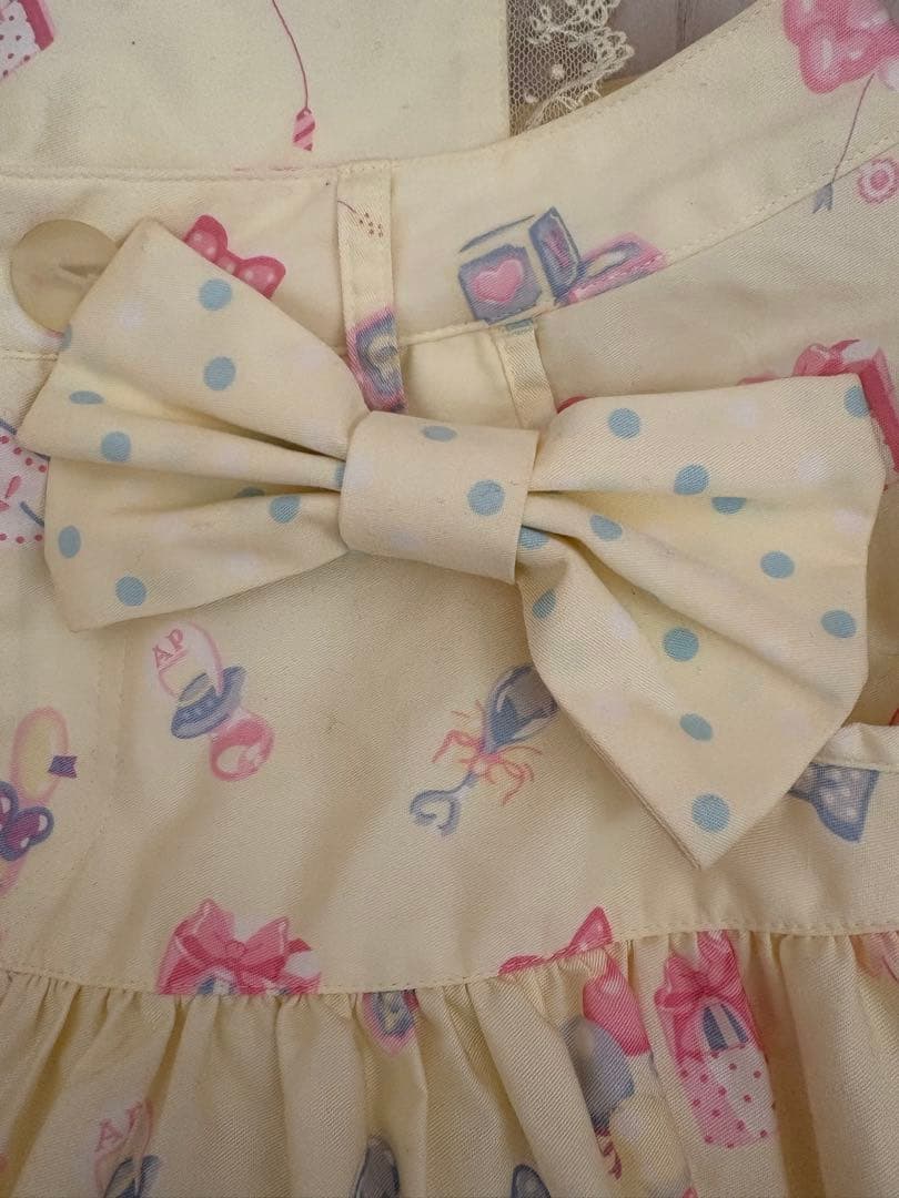 Angelic Pretty おもちゃ柄サロペット イエロー