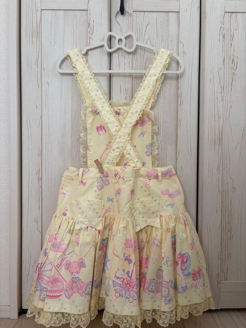 Angelic Pretty おもちゃ柄サロペット イエロー