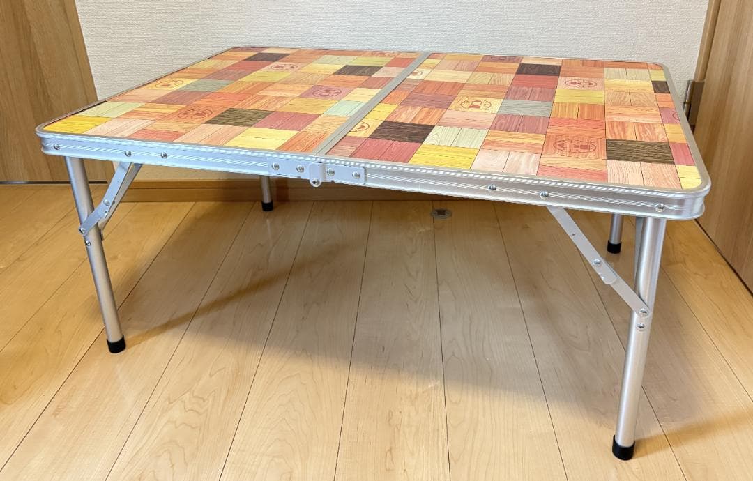 コールマン ナチュラルモザイクリビングテーブル90 + ミニテーブル セット