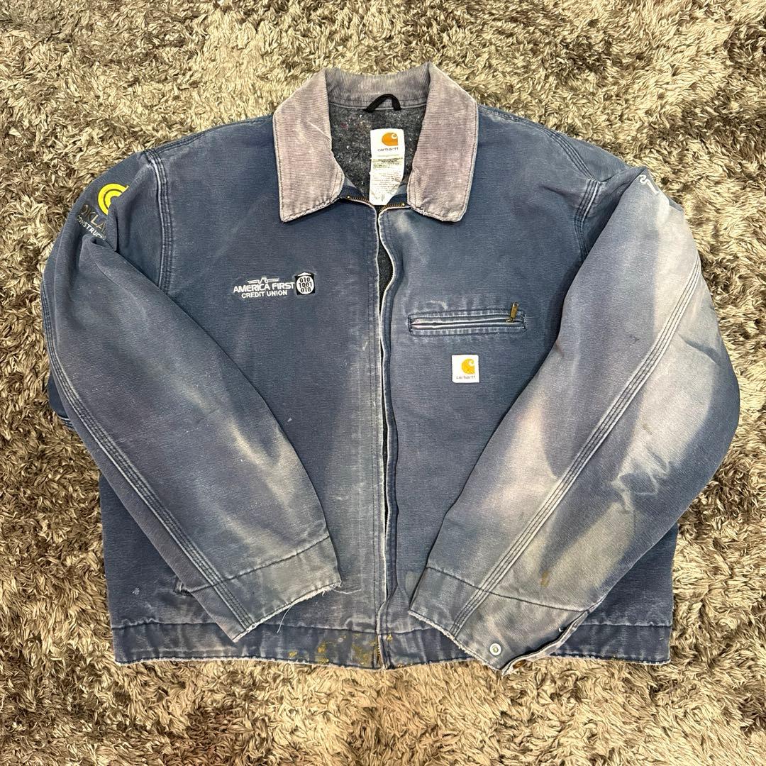 カーハート　デトロイトジャケット　ＸＬ　フェード　90s great land