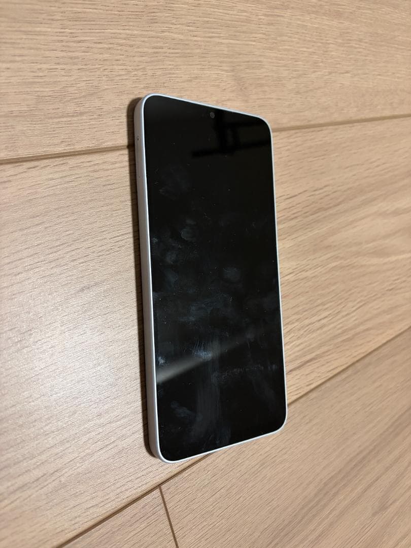 Samsung ホワイト スマートフォン 本体